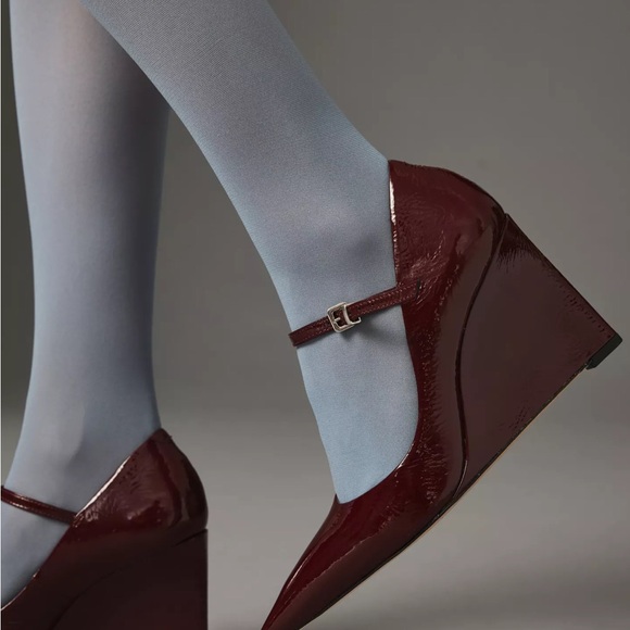 Maeve The Sibley Mary Jane Wedge Heels NWOB size 37/6.5 - Picture 2 of 10